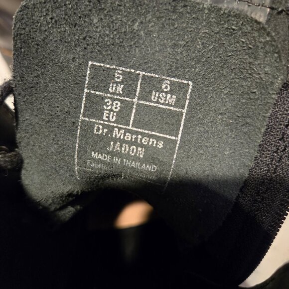 Jadon Boot Smooth Leather Platforms BLACK SIZE 7 WOMENS - Picture 3 of 14